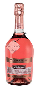 Розовое Брют Игристое вино Villa Cialdini Brut Rose 2021 г. 0.75 л