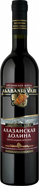 Вино Алазанис Вази Алазанская Долина Красное 0.7 л