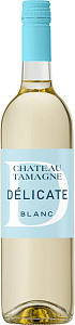 Белое Полусухое Вино Chateau Tamagne Delicate Blanc 0.75 л