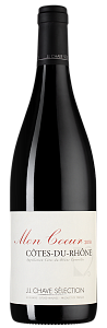 Красное Сухое Вино Cotes-du-Rhone Mon Coeur 2018 г. 0.75 л
