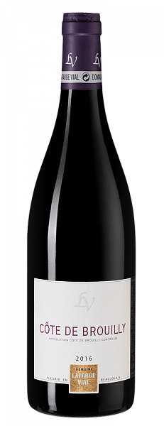 Вино Cotes de Brouilly 2016 г. 0.75 л
