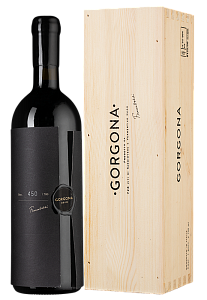 Красное Полусухое Вино Gorgona Rosso 2018 г. 0.75 л Gift Box