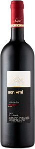 Красное Сухое Вино Ben Ami Merlot 2016 г. 0.75 л