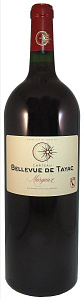 Красное Сухое Вино Chateau Bellevue de Tayac Margaux AOC 1.5 л