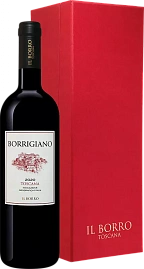 Вино Borrigiano Toscana IGT Il Borro 0.75 л в подарочной упаковке