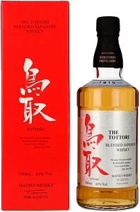 Виски The Tottori Blended Japanese Whisky 0.7 л в подарочной упаковке