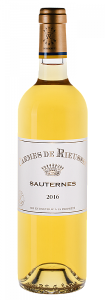 Вино Les Carmes de Rieussec 2016 г. 0.75 л