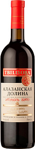Красное Полусладкое Вино Тбилисоба Алазанская Долина Красное 0.75 л
