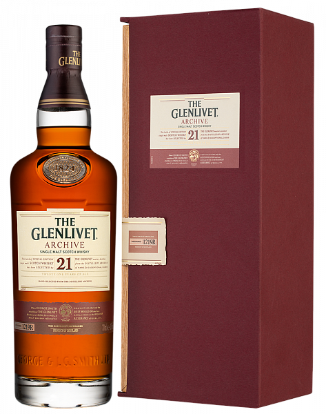 Виски The Glenlivet 21 Years Old 0.7 л Gift Box