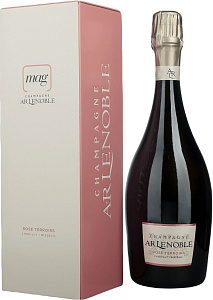 Розовое Экстра брют Шампанское Champagne AR Lenoble Rose Terroirs 0.75 л Gift Box
