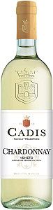 Белое Сухое Вино Veneto IGT Cadis Chardonnay 2020 г. 0.75 л