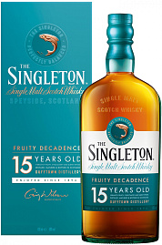 Виски The Singleton 15 Years Old Single Malt Scotch Whisky 0.7 л в подарочной упаковке
