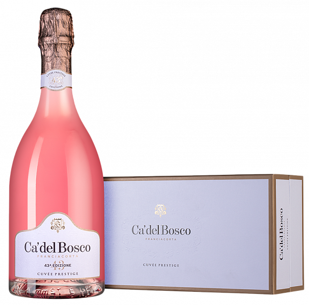 Игристое вино Franciacorta Cuvee Prestige Brut Rose 0.75 л Gift Box