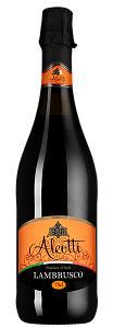 Красное Полусладкое Шипучее вино Aleotti Lambrusco dell'Emilia Rosso 0.75 л