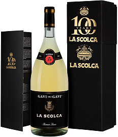 Вино Gavi dei Gavi Etichetta Nera La Scolca 2022 г. 1.5 л Gift Box