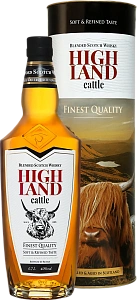 Виски Highland Cattle Blended Scotch Whisky Tube 0.7 л в подарочной упаковке
