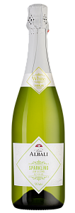 Белое Брют Игристое вино безалкогольное Vina Albali Blanc 2019 г. 0.75 л