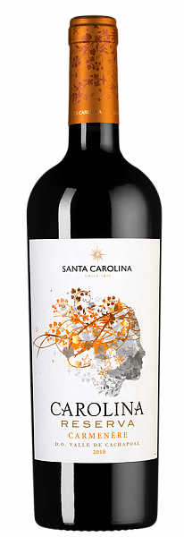 Вино Carolina Reserva Carmenere 2019 г. 0.75 л