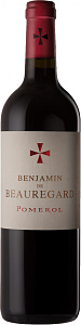 Красное Сухое Вино Le Benjamin de Beauregard Pomerol 2016 г. 0.75 л
