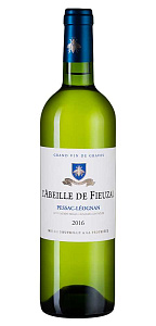 Белое Сухое Вино l'Abeille de Fieuzal 2018 г. 0.75 л