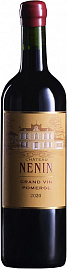 Вино Chateau Nenin Pomerol AOC 2020 г. 0.75 л