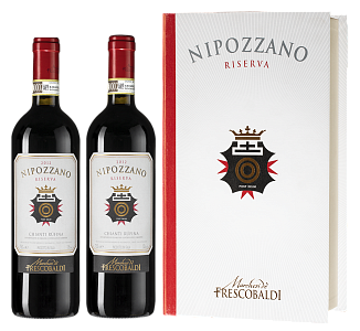 Красное Сухое Вино Nipozzano Chianti Rufina Riserva 0.75 л 2 шт.