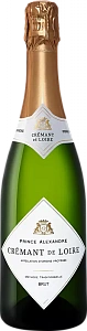 Белое Брют Игристое вино Prince Alexandre Brut Cremant De Loire AOC NV 0.75 л