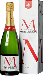 Игристое вино Montaudon Brut 0.75 л Gift Box