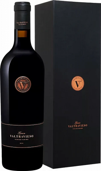 Вино Gran Valtravieso Vino de Paramo Ribera del Duero DO Bodegas y Vinedos Valtravieso 2016 л 0.75 л Gift Box