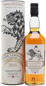 Виски Game of Thrones House Lannister Lagavulin 9 Years Old Islay Single Malt 0.7 л