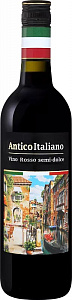 Красное Полусладкое Вино Antico Italiano Rosso Semi-Dolce 0.7 л