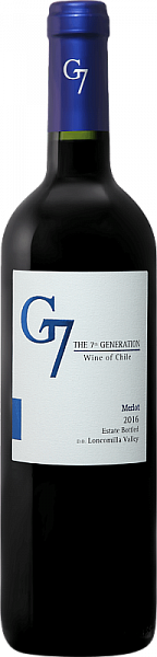 Вино G7 Merlot 2020 г. 0.75 л