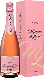 Игристое вино Marques de Lares Rosado 0.75 л Gift Box