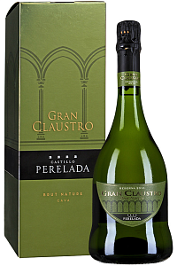 Белое Брют Игристое вино Gran Claustro Castillo Perelada Cava DO 0.75 л Gift Box