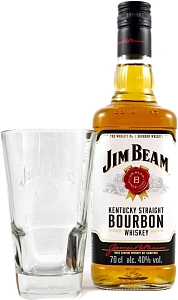 Виски Jim Beam 1 л 1 Glass
