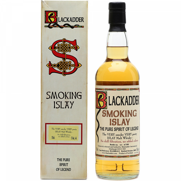 Виски Blackadder Smoking Islay Blended Malt Scotch 0.7 л Gift Box