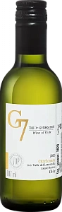 Белое Сухое Вино G7 Chardonnay Loncomilla Valley DO Vina del Pedregal 0.187 л