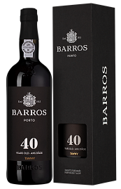 Портвейн Barros 40 years old Tawny 1982 г. 0.75 л Gift Box