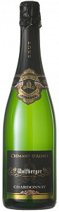 Белое Брют Игристое вино Wolfberger Cremant d'Alsace Chardonnay 0.75 л