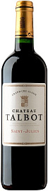 Вино Chateau Talbot 2020 г. 0.75 л