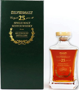 Виски Silvermalt Miltonduff 25 Years Old 0.7 л Gift Box