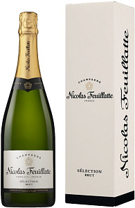 Белое Брют Шампанское Nicolas Feuillatte Selection Brut 0.75 л Gift Box