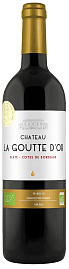 Вино Chateau La Goutte d'Or Blaye Cotes de Bordeaux AOС 0.75 л