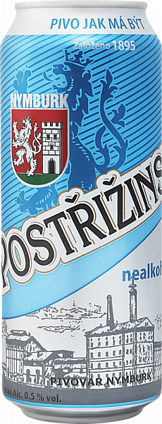 Пиво безалкогольное Postrizinsky Strizlik Can 0.5 л