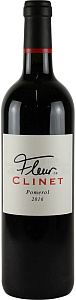 Красное Сухое Вино Fleur de Clinet Pomerol AOC Chateau Clinet 2016 г. 0.75 л
