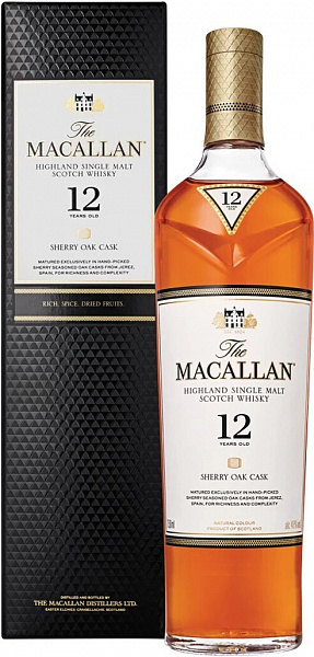 Виски Macallan Sherry Oak 12 Years Old 0.7 л Gift Box