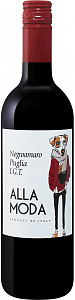 Красное Сухое Вино Alla Moda Negroamaro 0.75 л