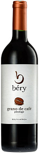 Красное Сухое Вино Bery Pinotage Grano de Cafe Western Cape WO Mooiplaas Wine Estate 2020 г. 0.75 л