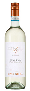 Белое Полусухое Вино Pinot Grigio 4 Generazioni Casa Defra 0.75 л