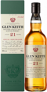 Виски Glen Keith 21 Years Old 0.7 л Gift Box